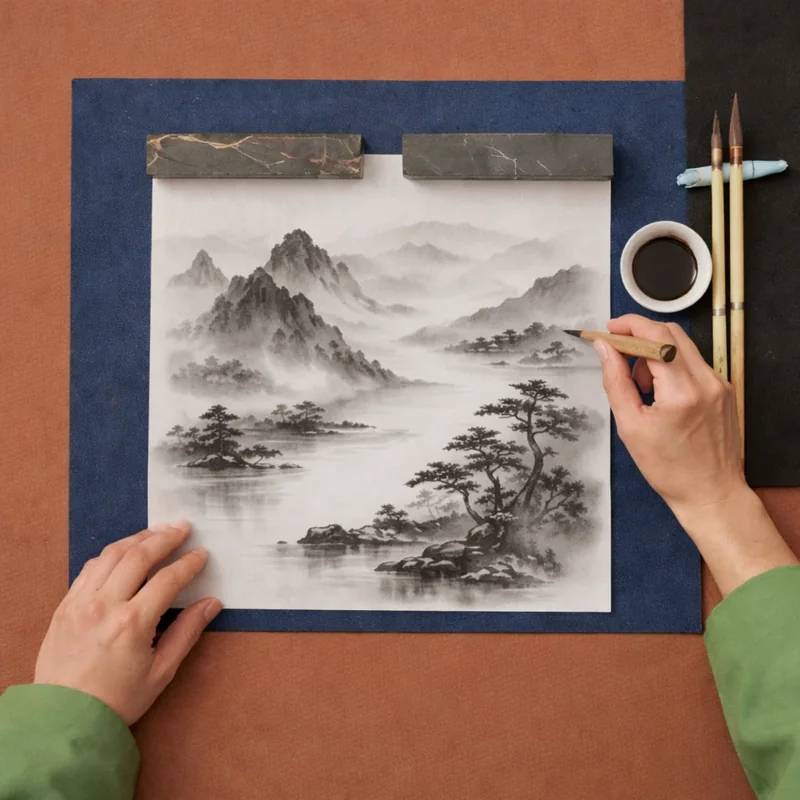 Module 5 - Landscape Sumi-e (Sansuiga)